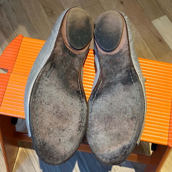 Zero + Maria Cornejo Flo Oxford 39.5 (Size 9 or 9.5) Metallic Wash - Picture 10 of 12
